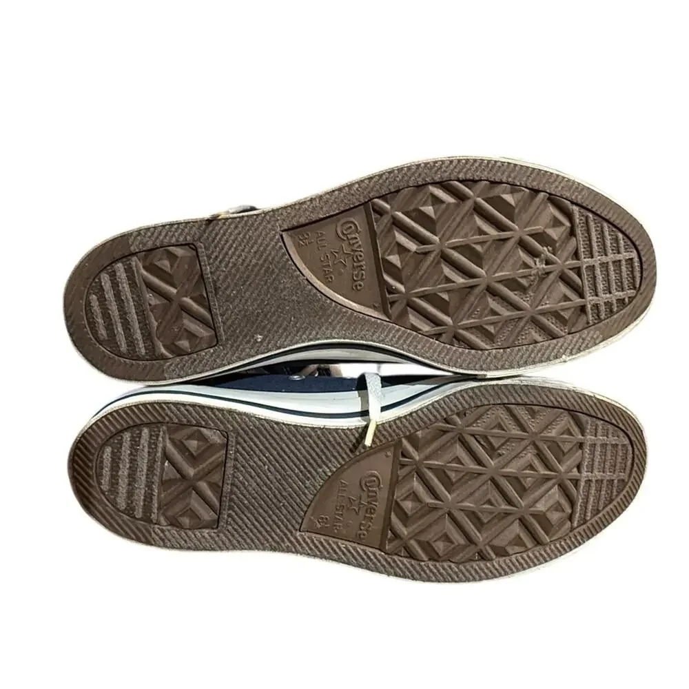 Converse Men's 8.5 and Women’s 10.5 High-Top Sneakers - Dark Blue and White - Picture 6 of 8